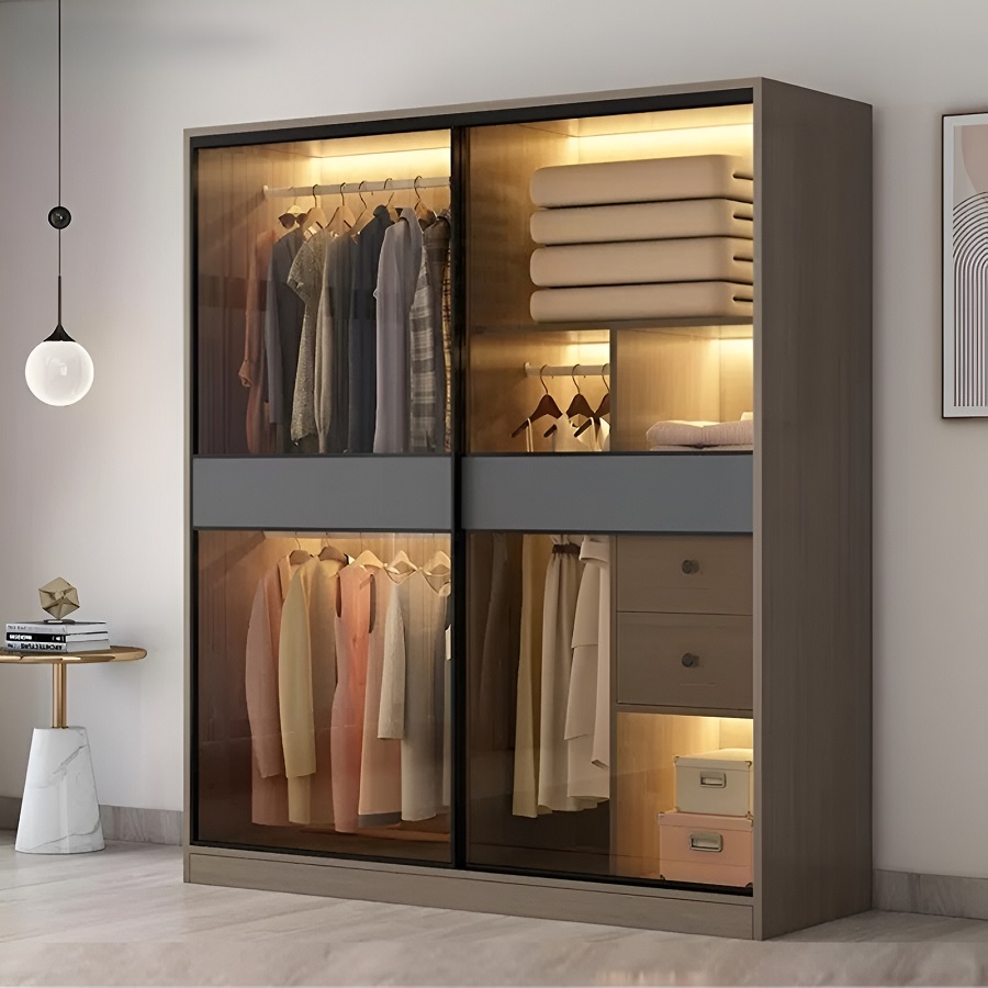 Ưu nhược điểm của tủ quần áo cánh kính